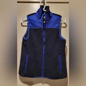 Blue Women’s Sherpa Jcrew Vest